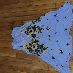 Xs free people blue sun dress